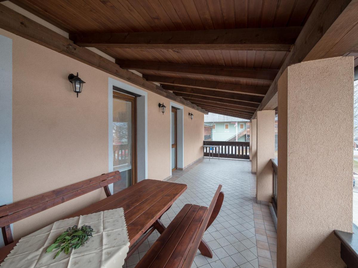 Vila Bovec Sunrise Apartment With Balcony Exterior foto